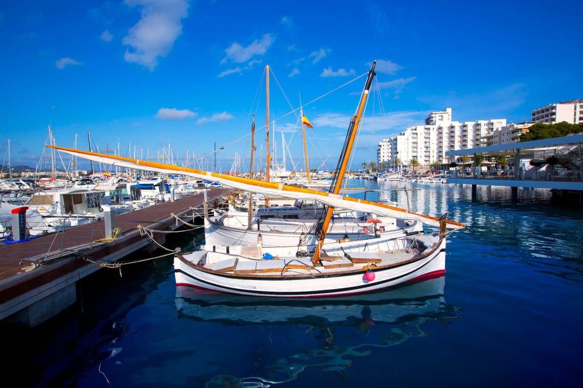 'Ibiza San Antonio Abad Sant Antonio de Portmany marina at Balearic islands' - Ibiza