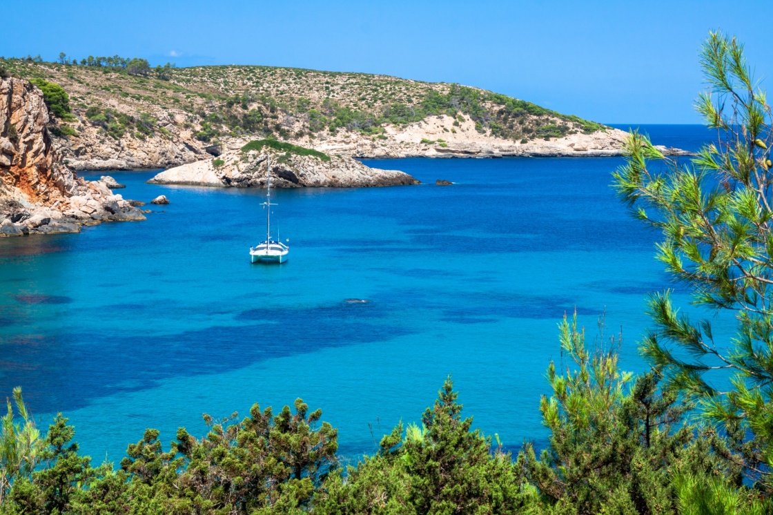 'Ibiza Punta de Xarraca turquoise beach paradise in Balearic Islands' - Ibiza